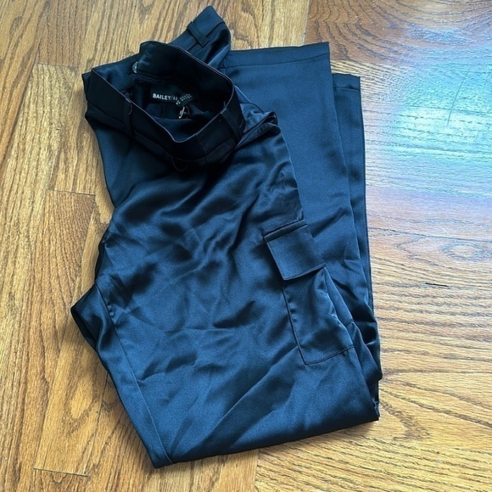 Bailey 44 Satin Cargo Pants